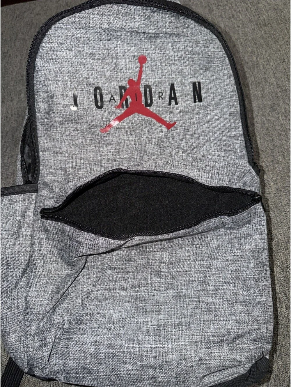 Jordan Backpack (23L) Carbon Heather MA0880-GEH One-Size New w/Tags